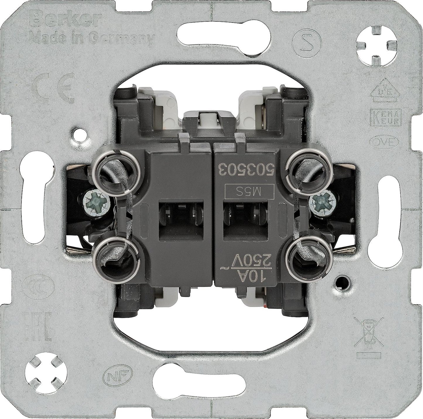 Berker 503503 flush-mounted serial switch