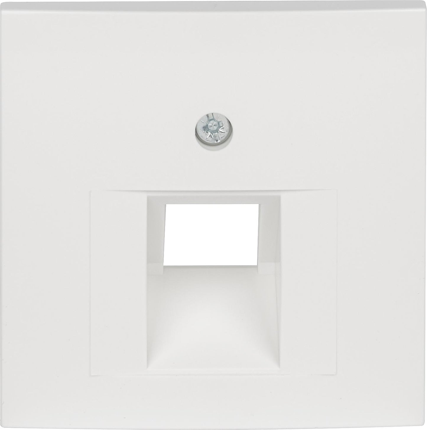 Berker S.1 UAE/IAE single central plate, polar white glossy / 47088989