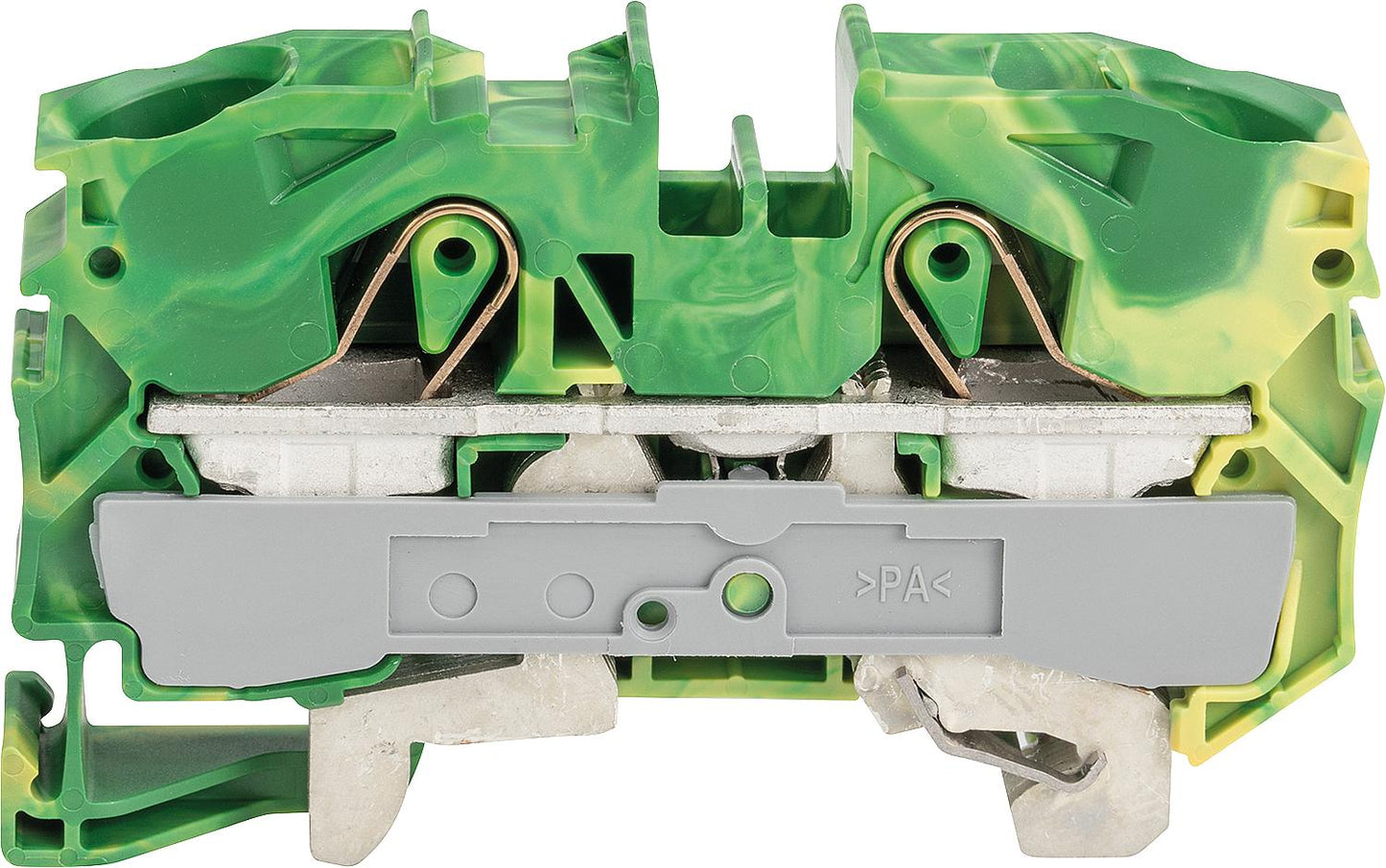 Bornes d'alimentation de distribution 2016 0,5 - 16 (25 ,,f``) mm² 2 conducteurs, vert-jaune