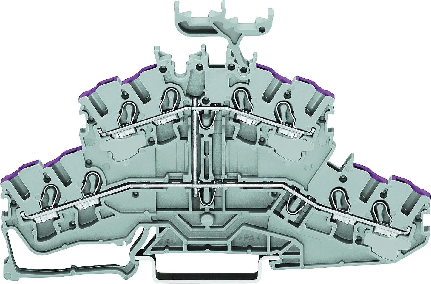 Doppelstock-Durchgangsklemme L/L Serie 2002 Wago