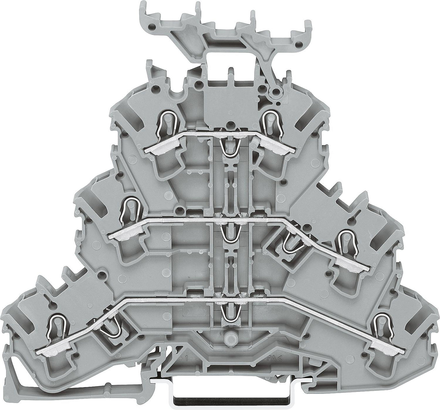 Bloc de jonction traversant à trois niveaux série 2002 Wago