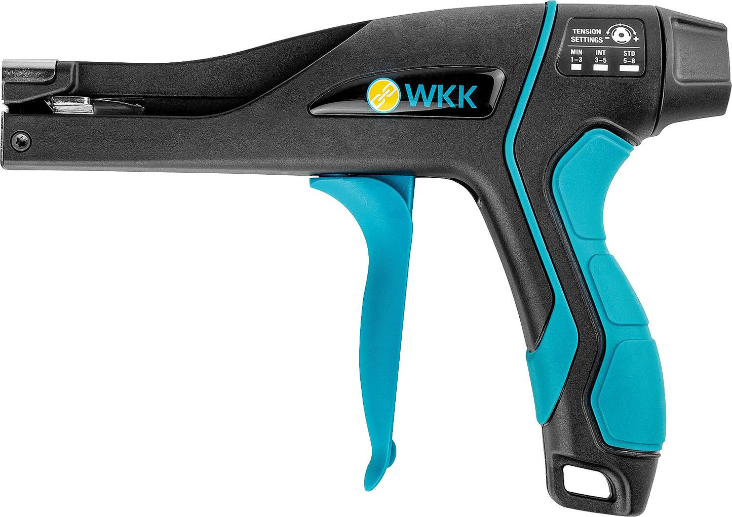 Adjustable pliers for plastic cable ties, 2.5mm-4.8mm, including spare blade