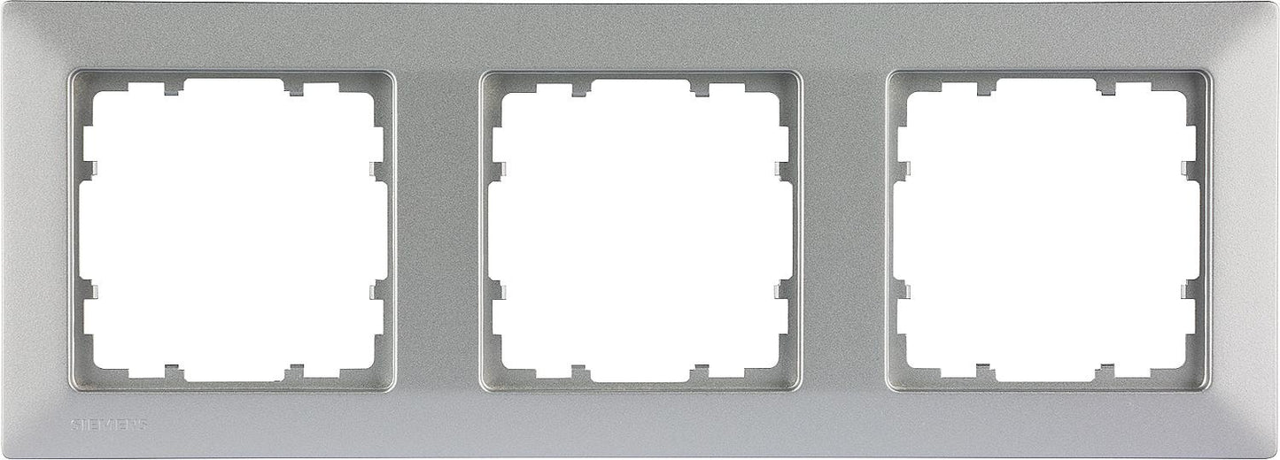 Rahmen, DELTA LINE, aluminiummetallic (ähnlich RAL 9006) Serie I-System