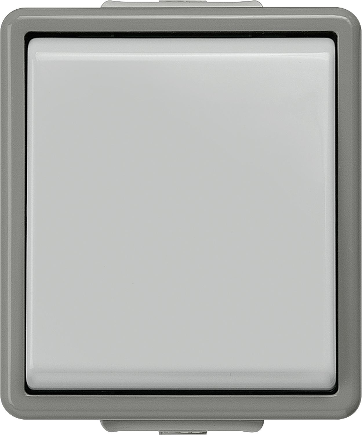 Surface-mounted cross switch 75 mm x 66 mm x 54 mm, protection class IP44 / 1 piece