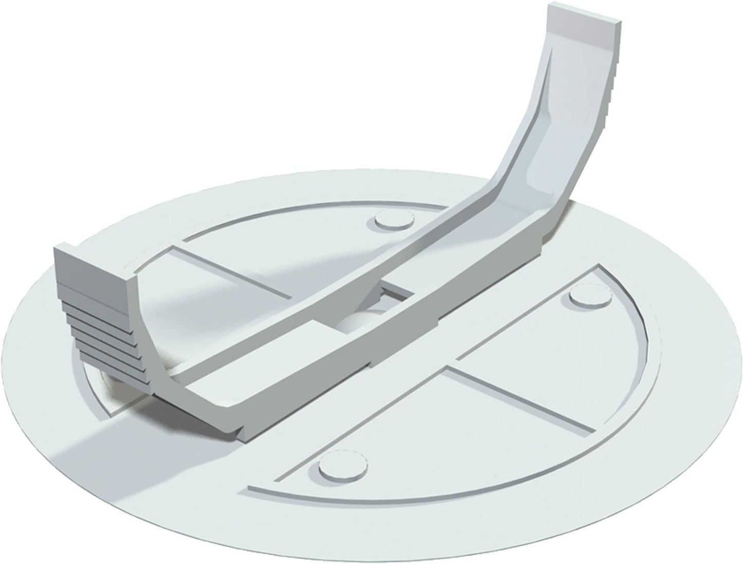 Spring-loaded cover type UV 70 FD Ø 84 mm, white, 1 piece