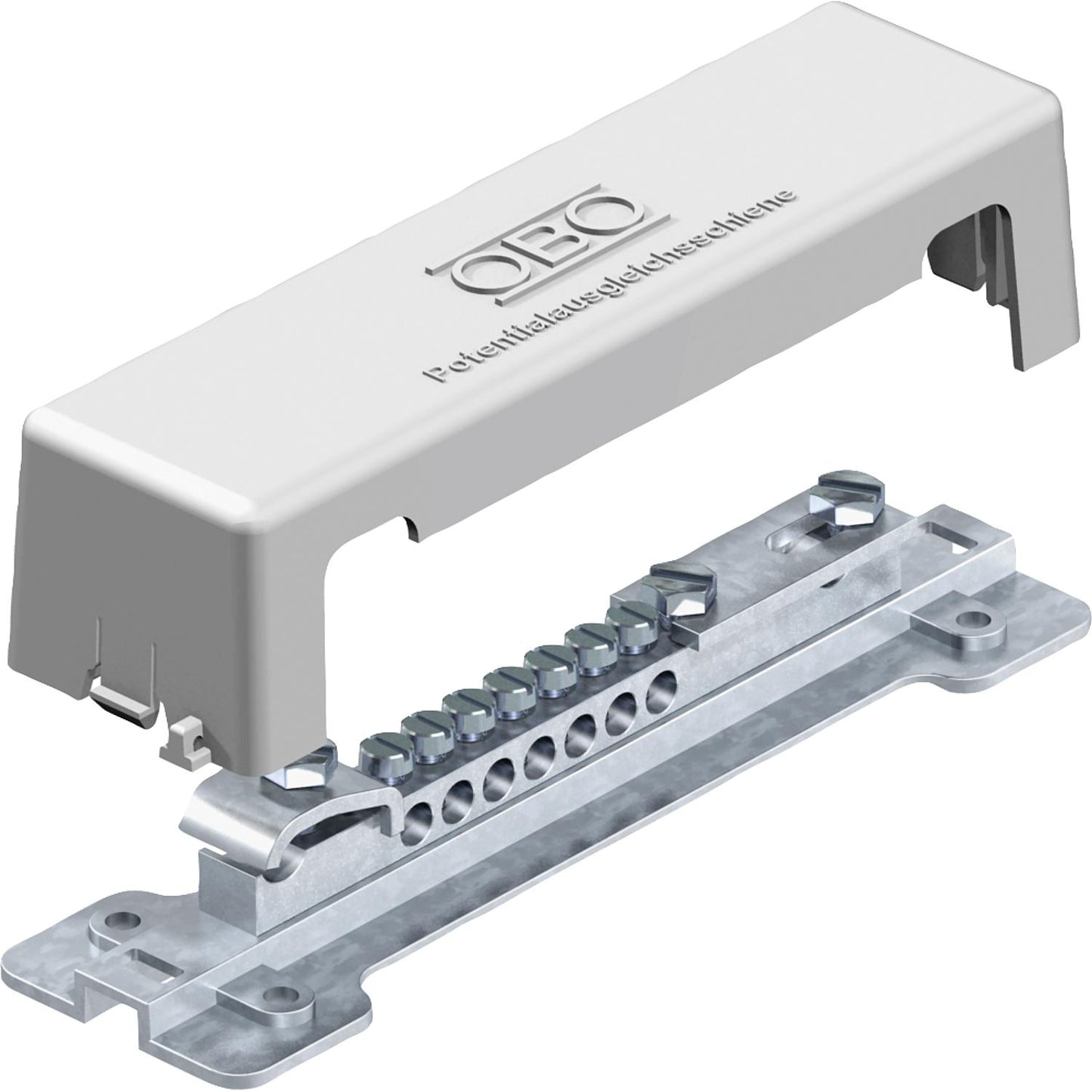 Rail d'égalisation potentiel pour usage intérieur, type 1809, gris