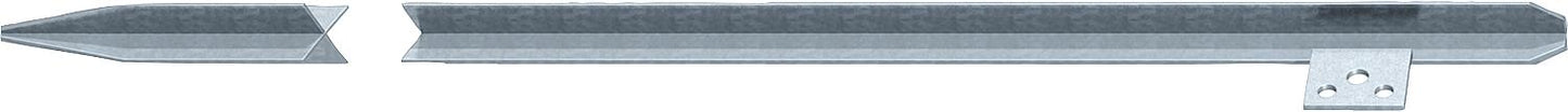 Profile ground rod 1000mm with connection lug, 1 piece KE 10 OF