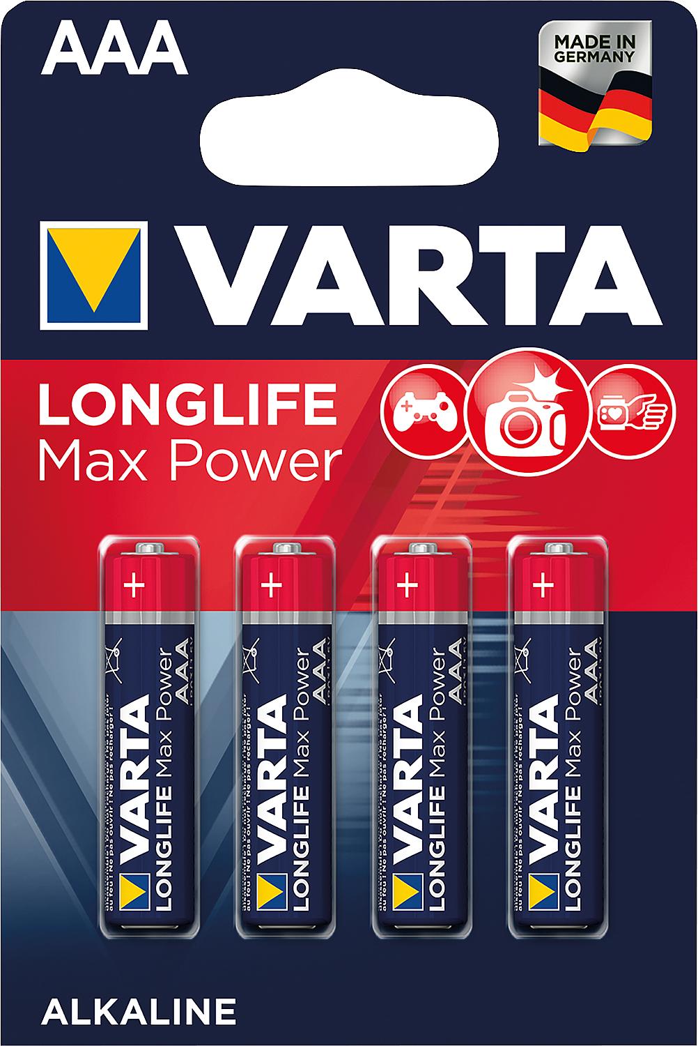 Varta Batterie Max Tech V 4703 1,5V/ Blister (4) Micro VPE 4 Stück