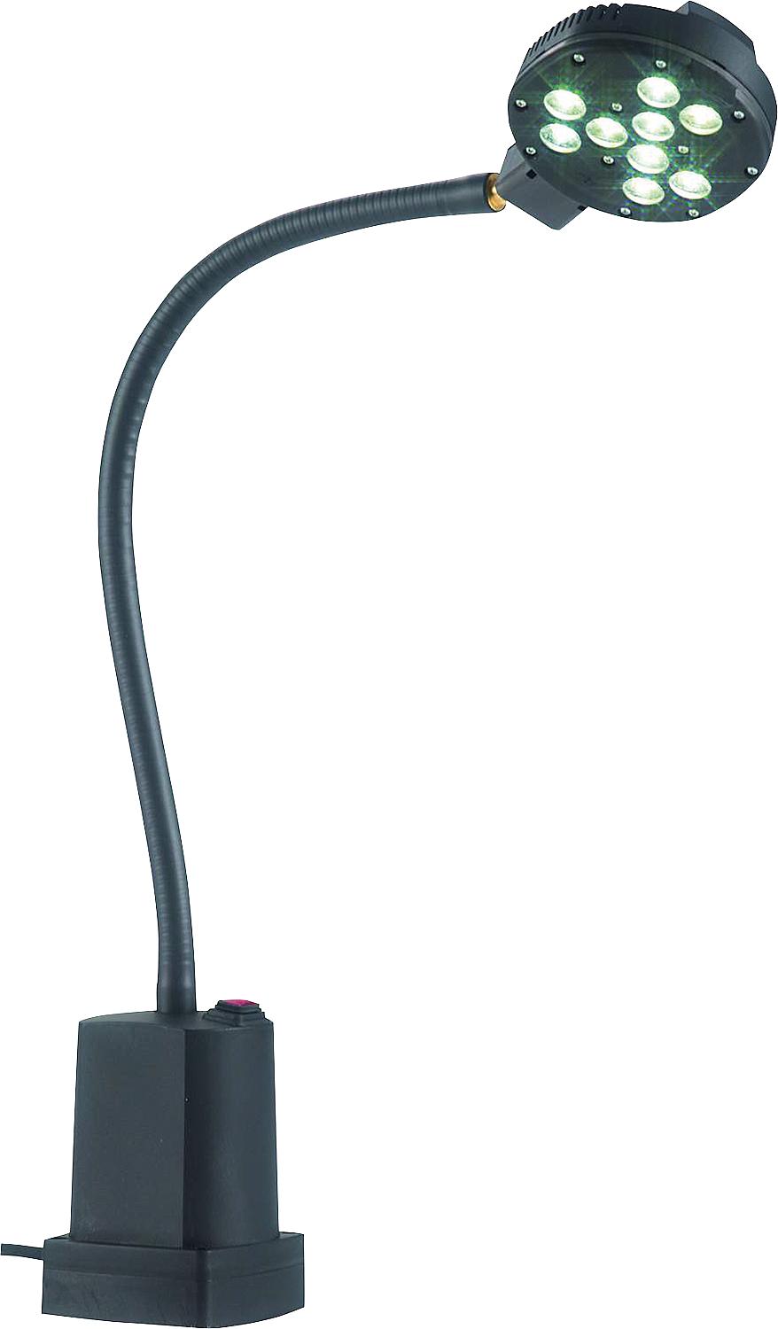 Éclairage machine LED 9 LED, câble 3 m H05RN-F 2x1.0, IP64