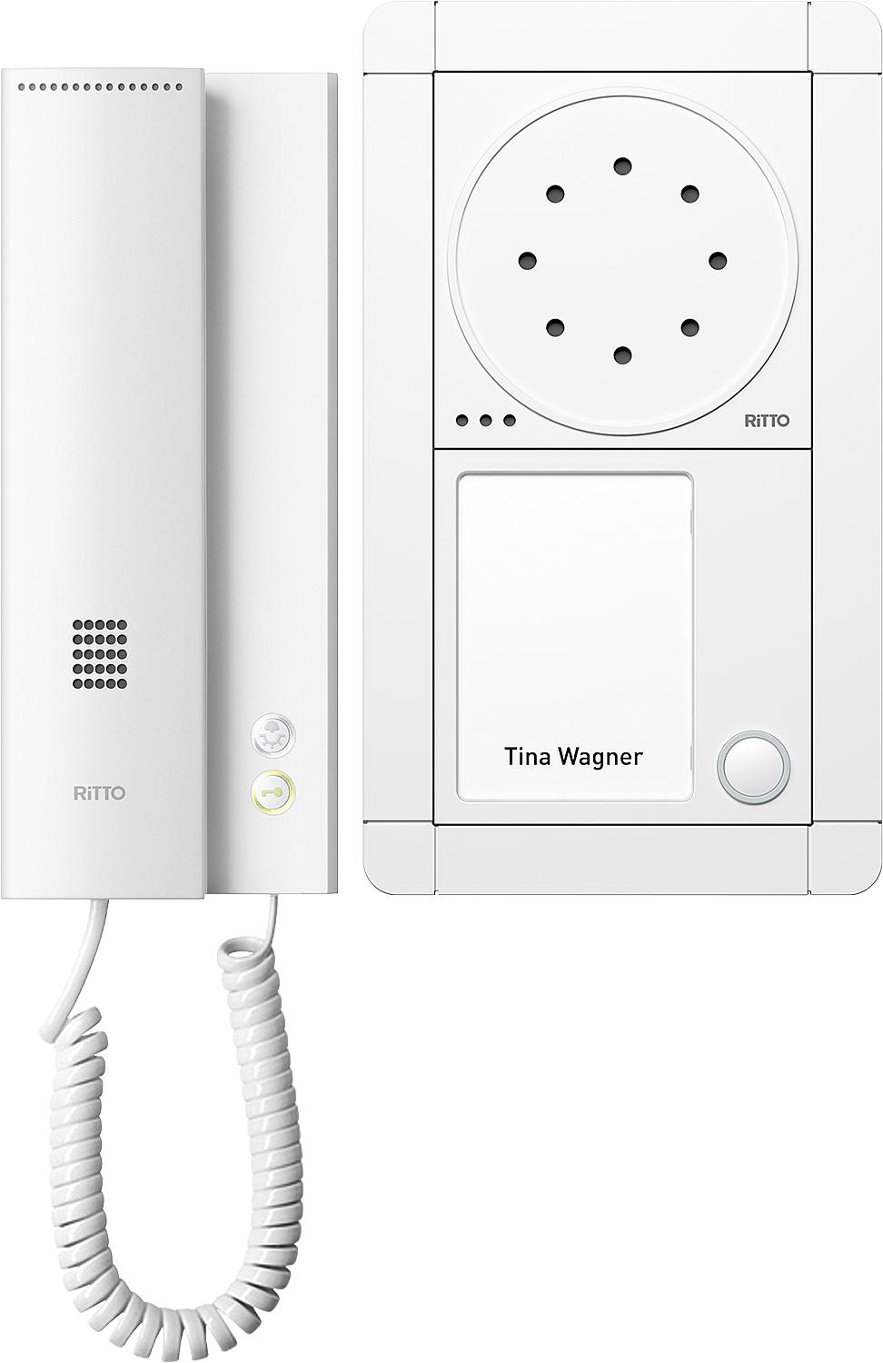 Türsprechanlage Ritto Portier 1WE, weiss/weiss