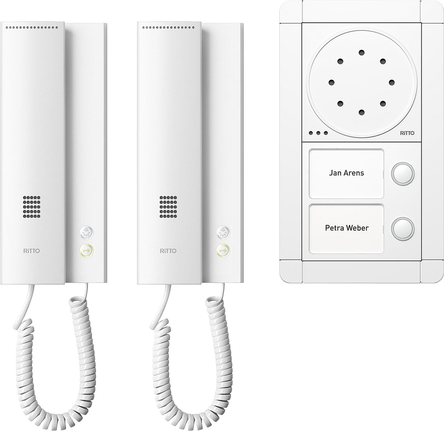 Türsprechanlage Ritto Portier 2 WE, weiss/weiss