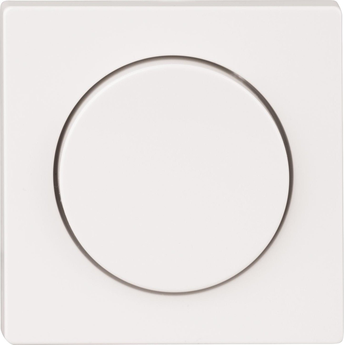 System M, Zentralplatte mit Drehknopf Merten, polarweiss glänzend