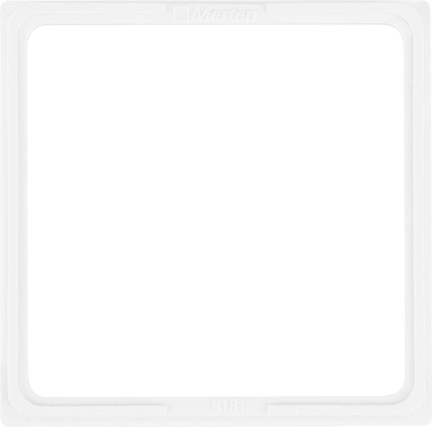 System M, Zwischenring für Kombieinsätze Merten, aluminium