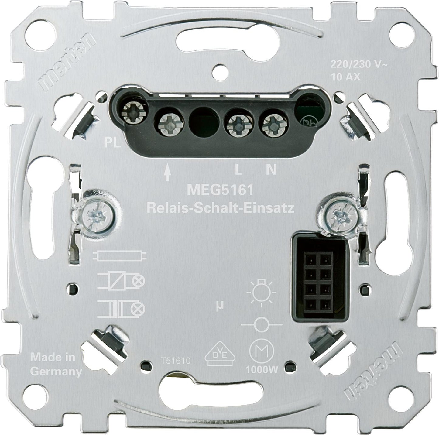 Merten 2-way relay switching insert, 1 piece