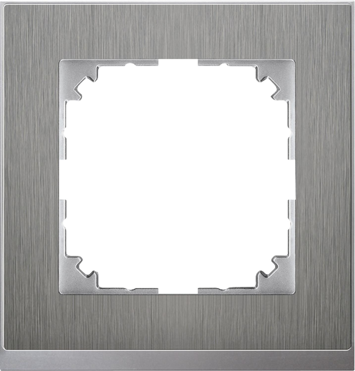 M-Pure, Decor frame, 5-gang, stainless steel