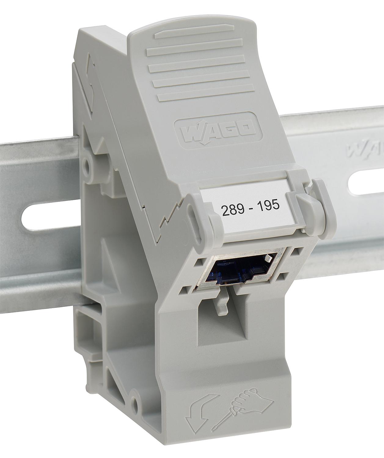 Wago RJ45 Cat.6 transfer module