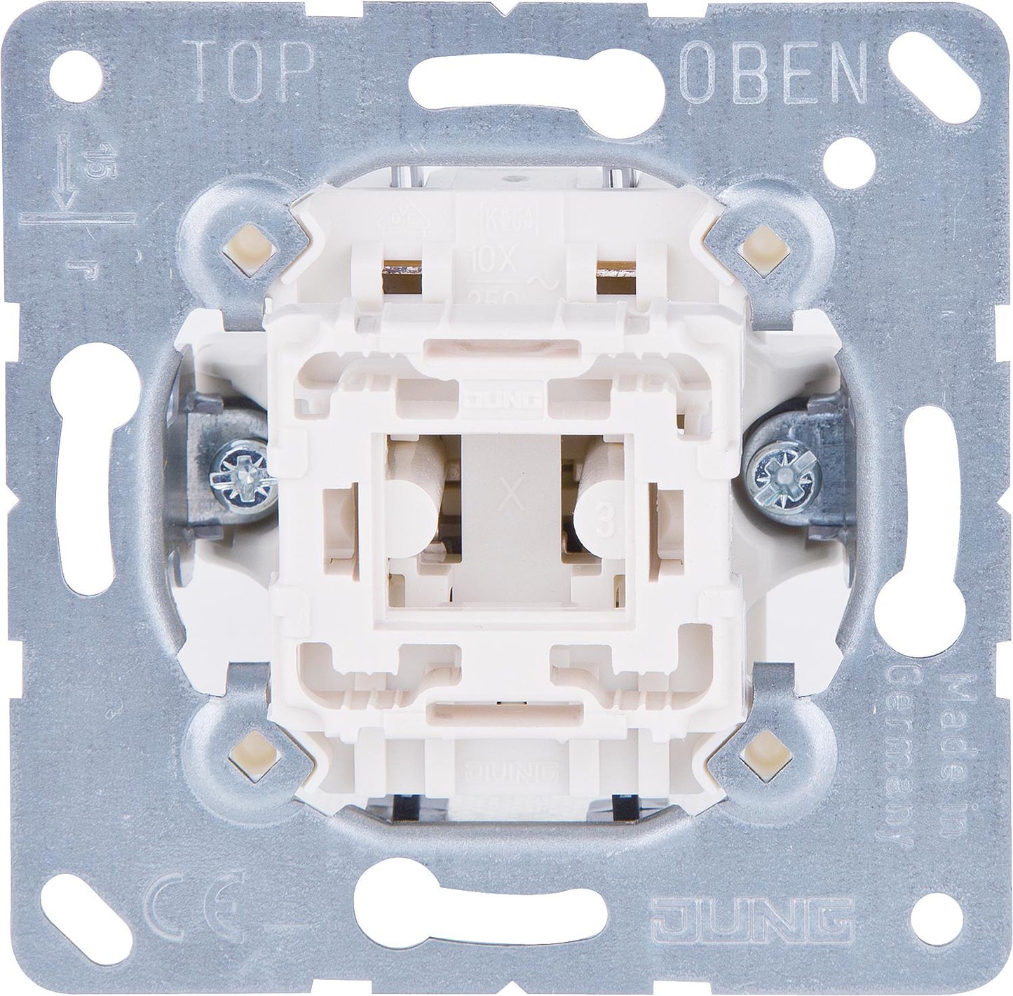 Jung 507U flush-mounted cross switch
