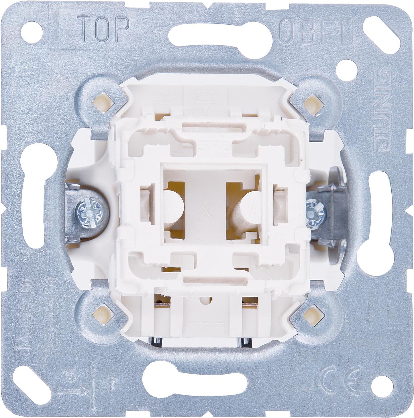 Flush-mounted push button Jung 531U, 1-pole normally open