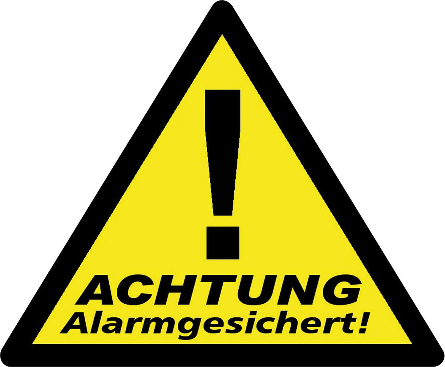 Video surveillance sticker WAK-A, 70x85mm, pack of 3