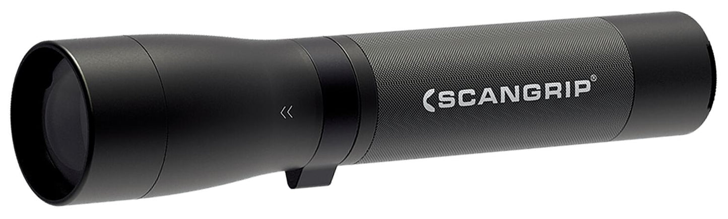 scangrip® FLASH 600 R rechargeable flashlight, 3.7 V with 2.6 Ah battery