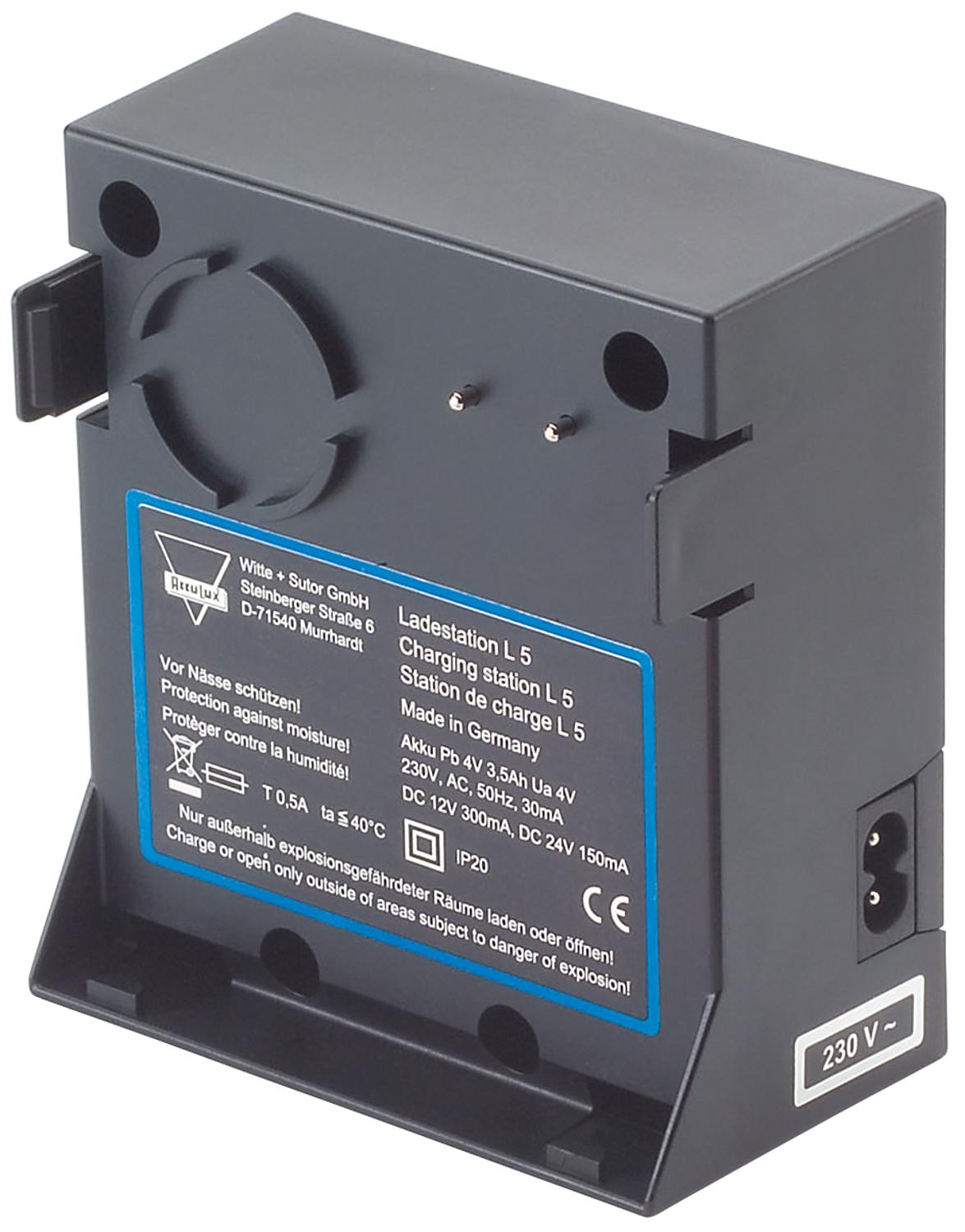 L5 charging station without emergency light function, black
