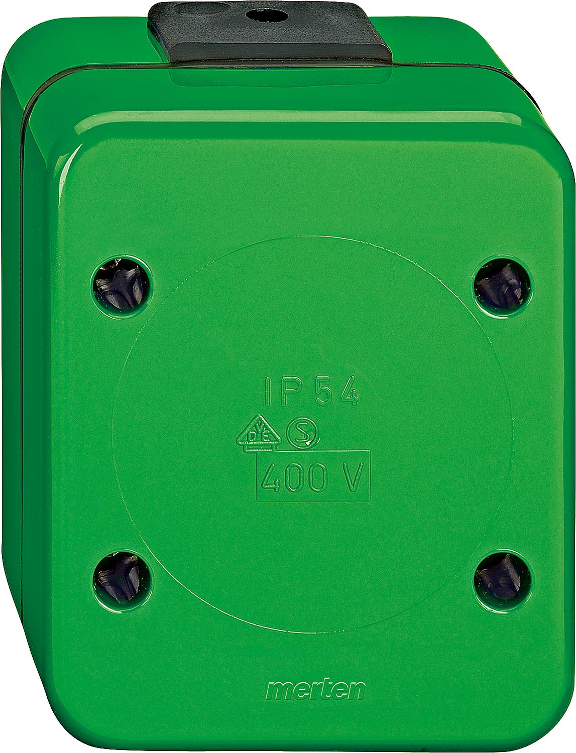 Junction box, green, AGRAR