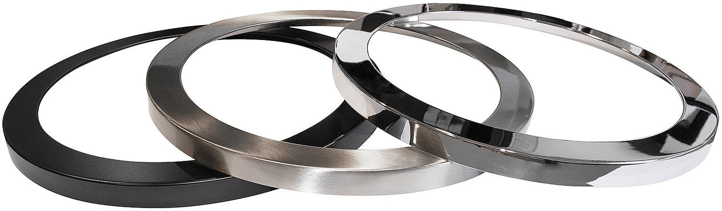 Frontring für 12207…, nickel matt, rund