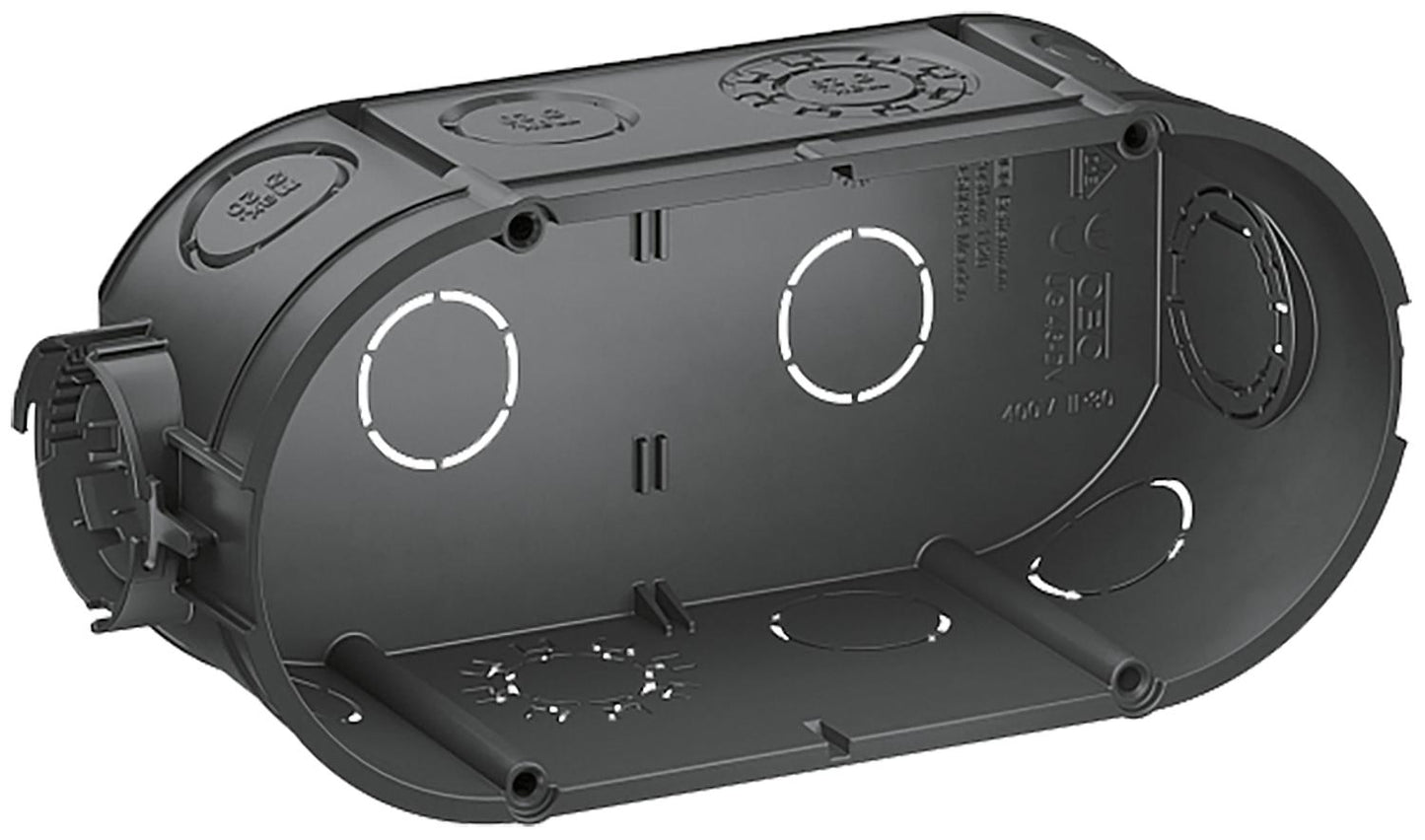 Boîte de jonction encastrée pour appareils, version double, UG 66-DV, lot de 10