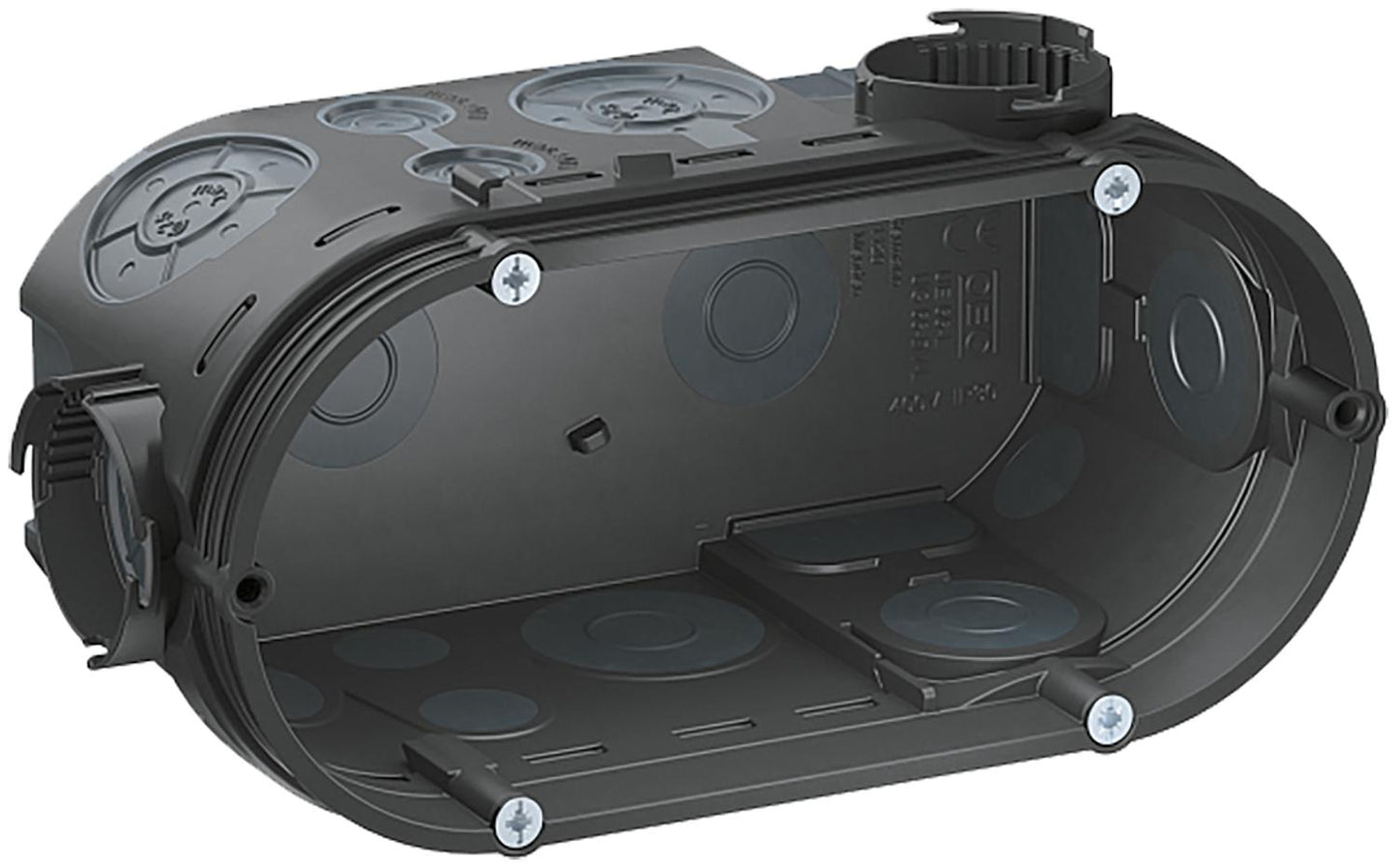 Flush-mounted device junction box, double airtight, UG 66-DV-L, pack of 10