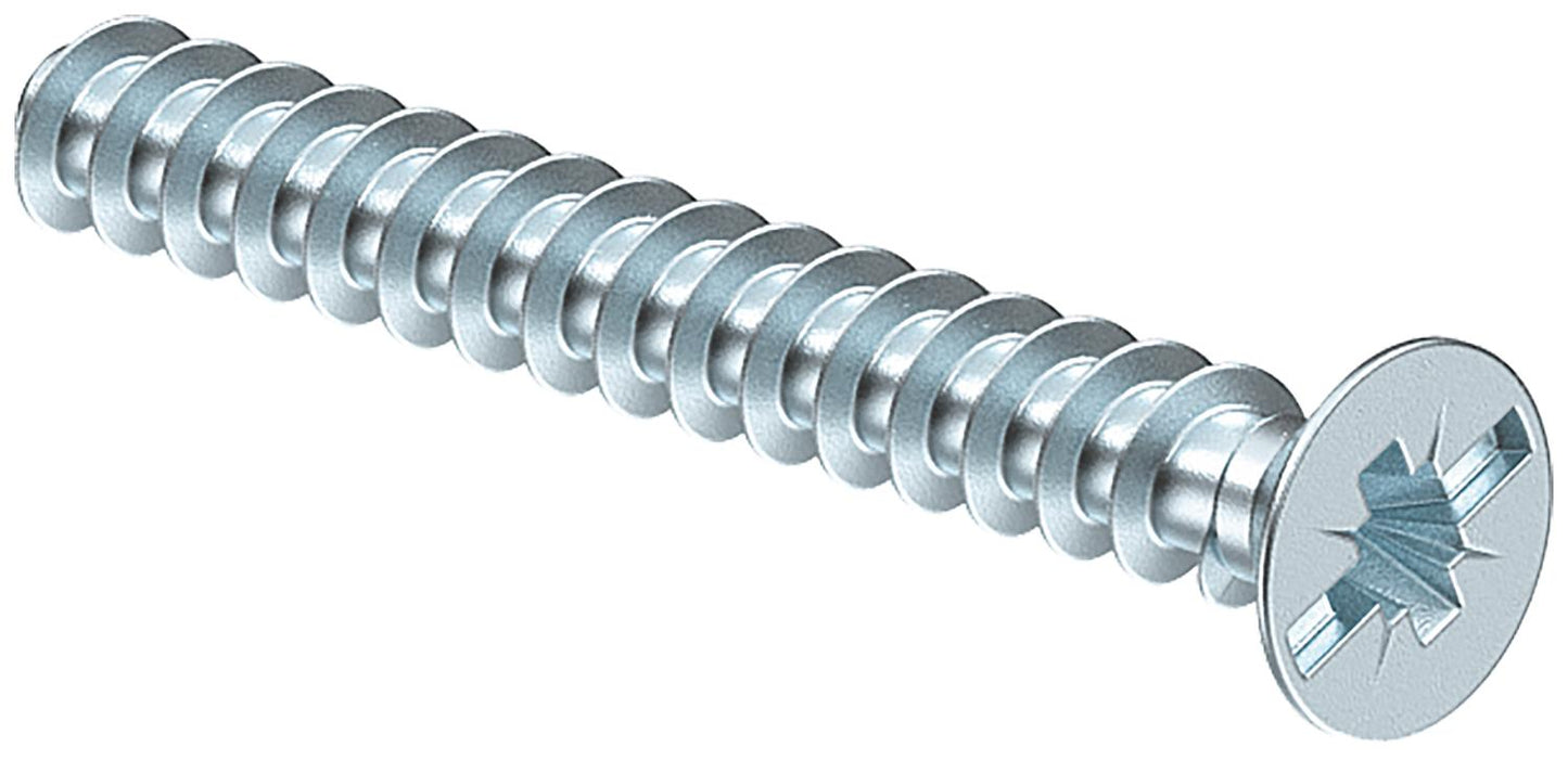 Vis de fixation, pour montage encastré/dans une cavité murale, ZA 25-GS-S, lot de 50