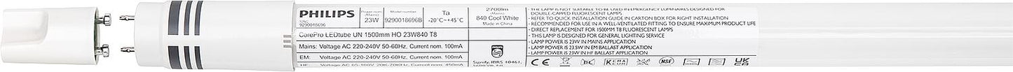 LED tube CorePro LEDtube UN 1500mm HO 23W 840 T8