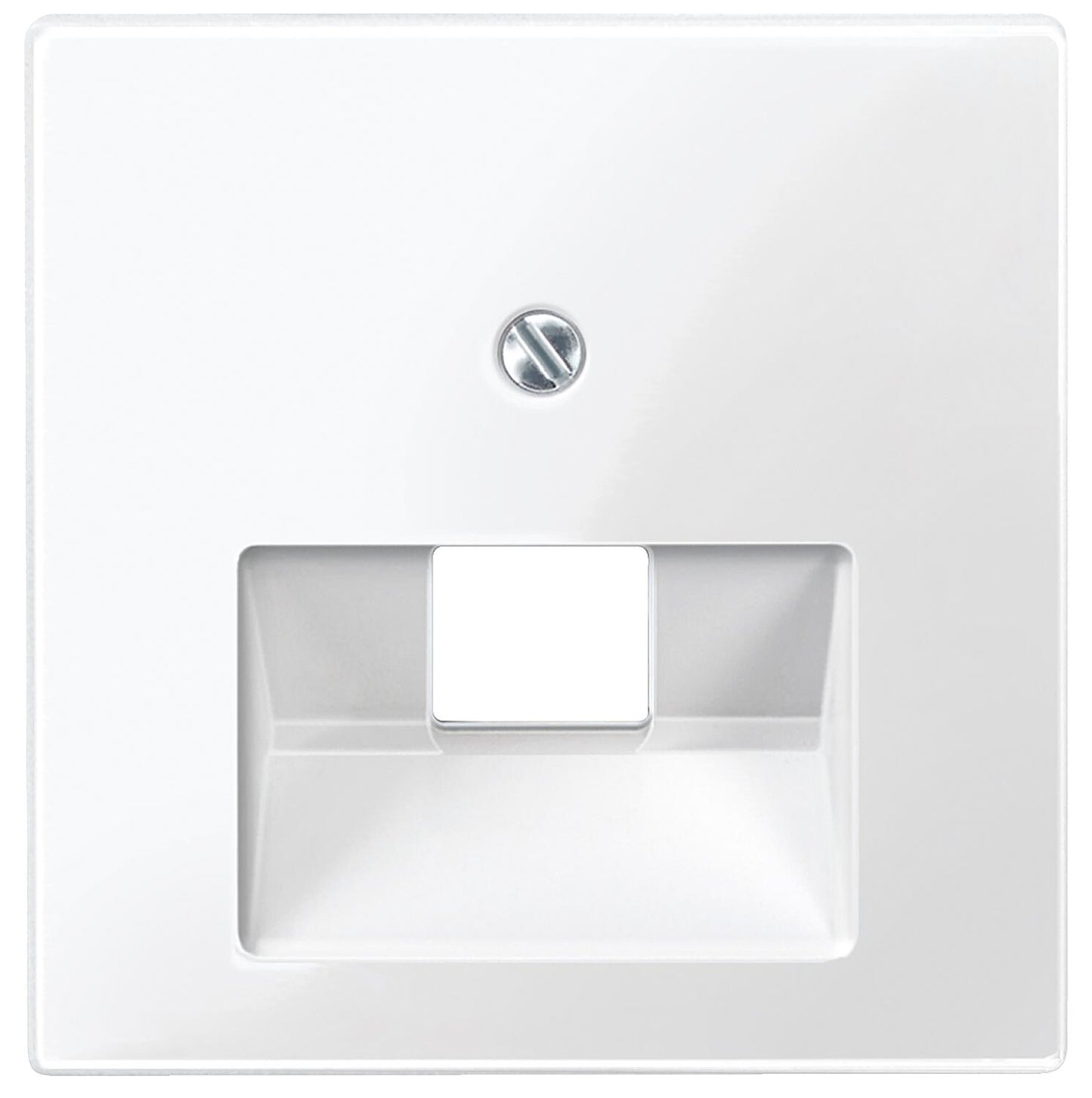 System M, Abdeckung UAE Datendose 1-Fach Merten, aluminium