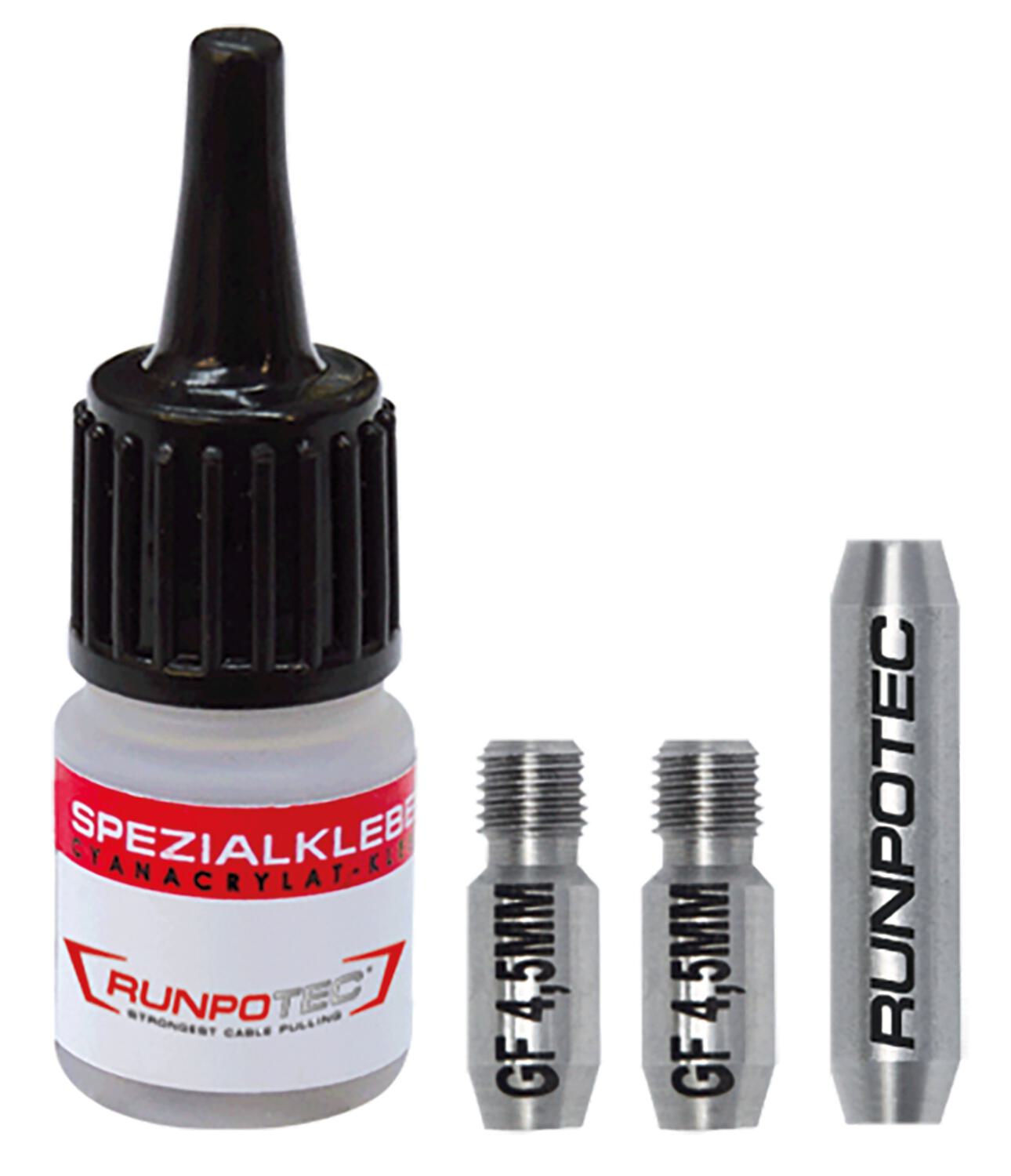 Repair kit for fiberglass rod Ø 4.5 mm