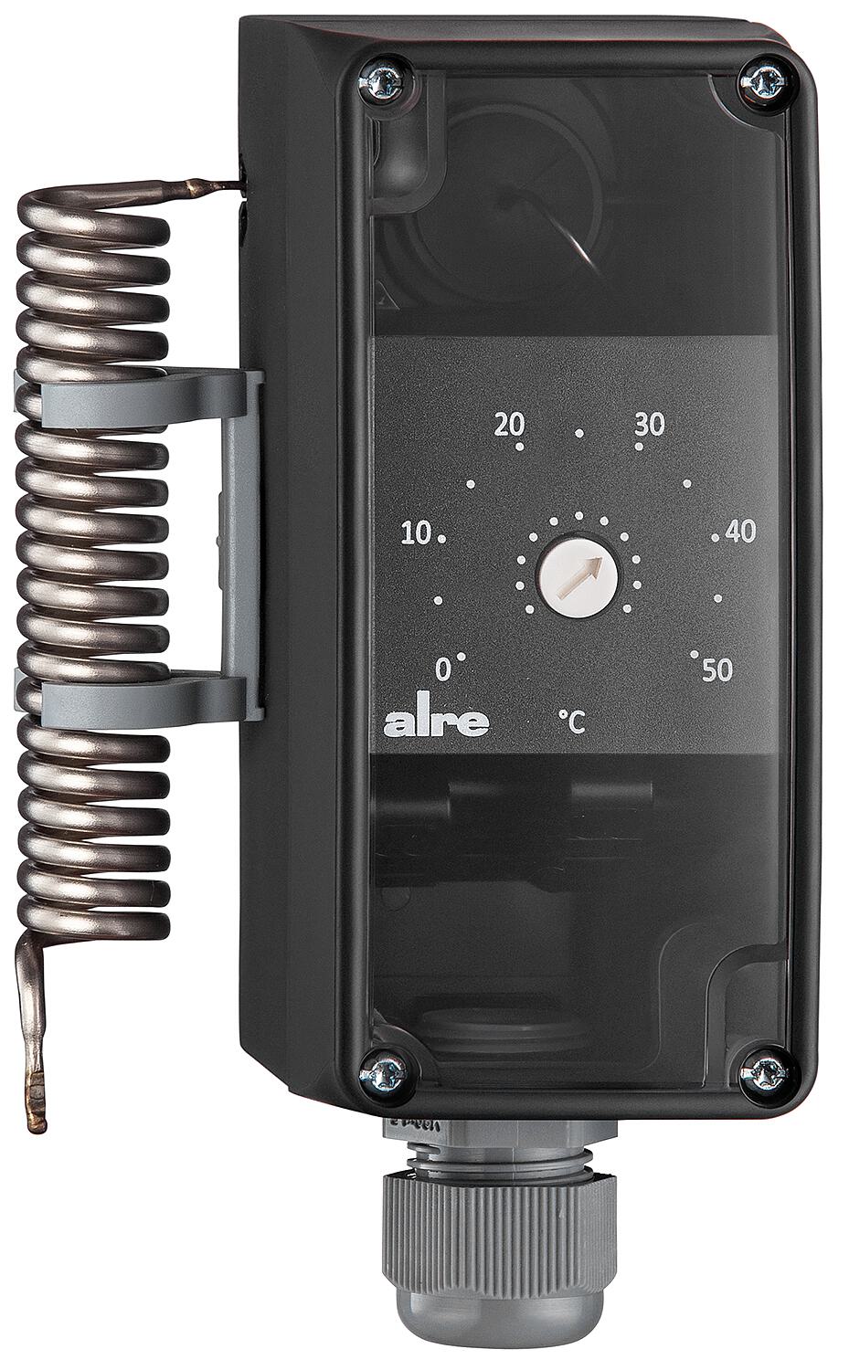 System room thermostat, 0…50°C, hysteresis 1.3K, TW, indoor setting, RTKSA-101.110