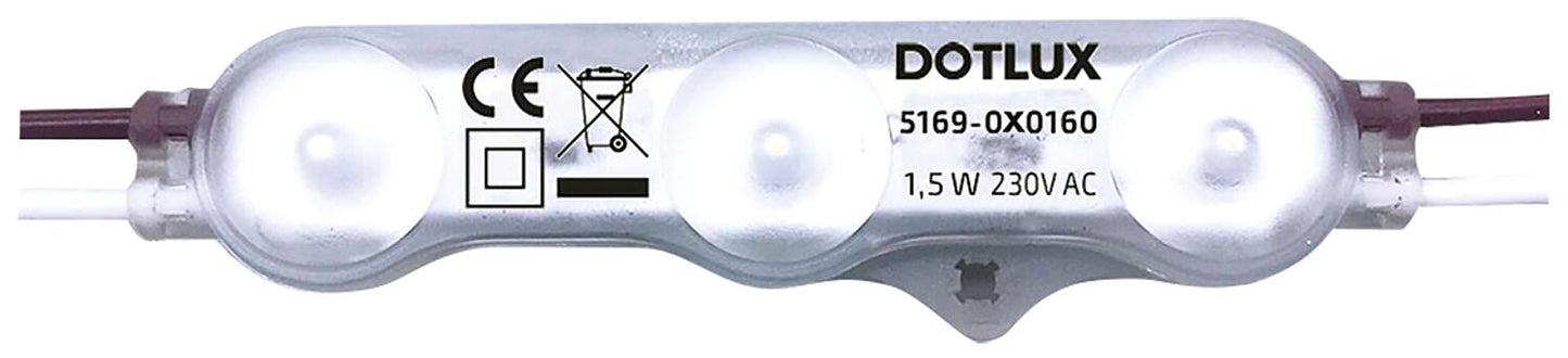 Module LED ACplus 1,5 W 160° IP67, chaîne de 100 pièces
