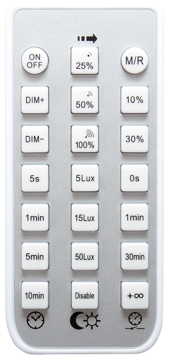 Remote control for MISTRALsensor IP66 LED damp-proof luminaire, 1540mm 39W 4000K frosted with radar sensor (2822-740120)