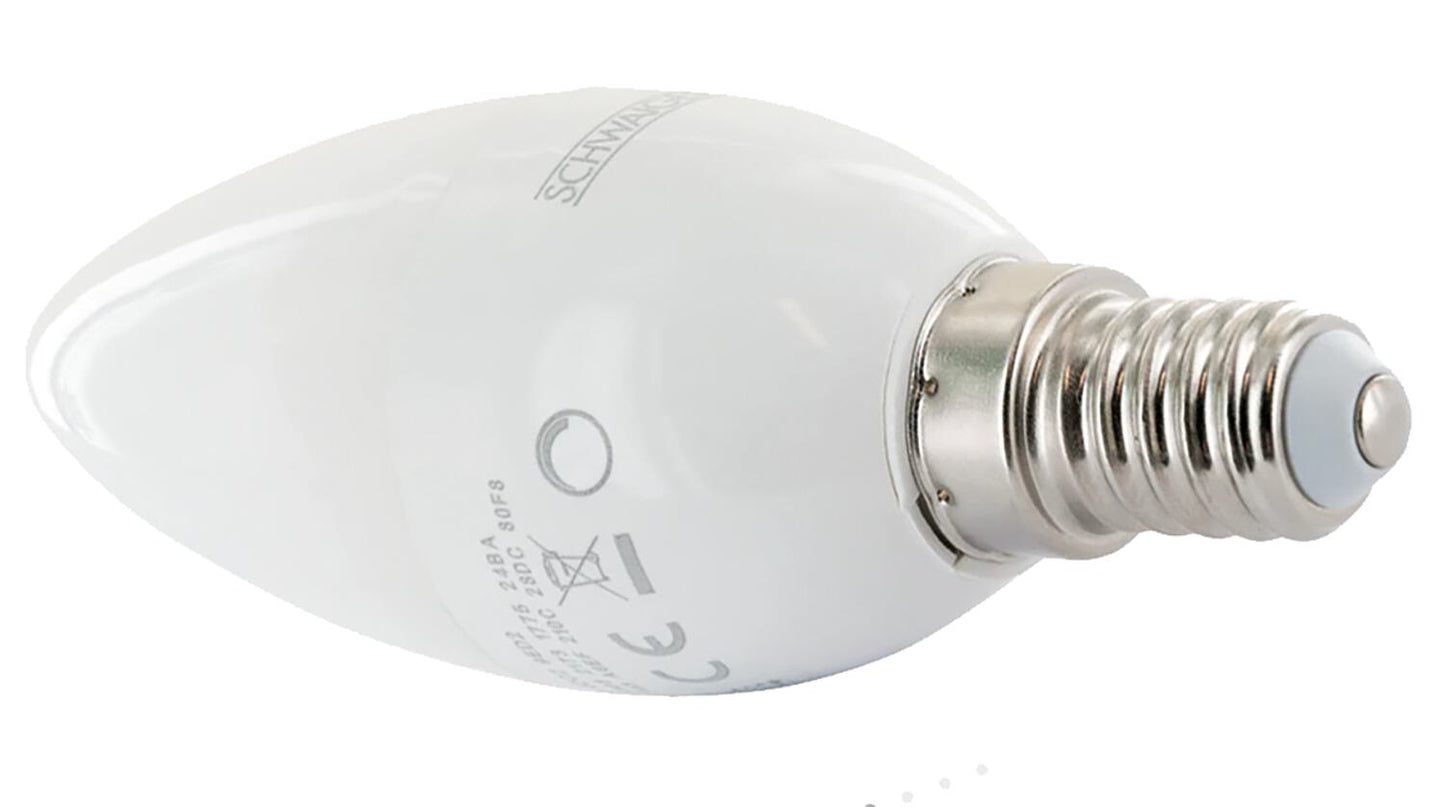 Ampoule LED à intensité variable, blanc chaud, culot E14