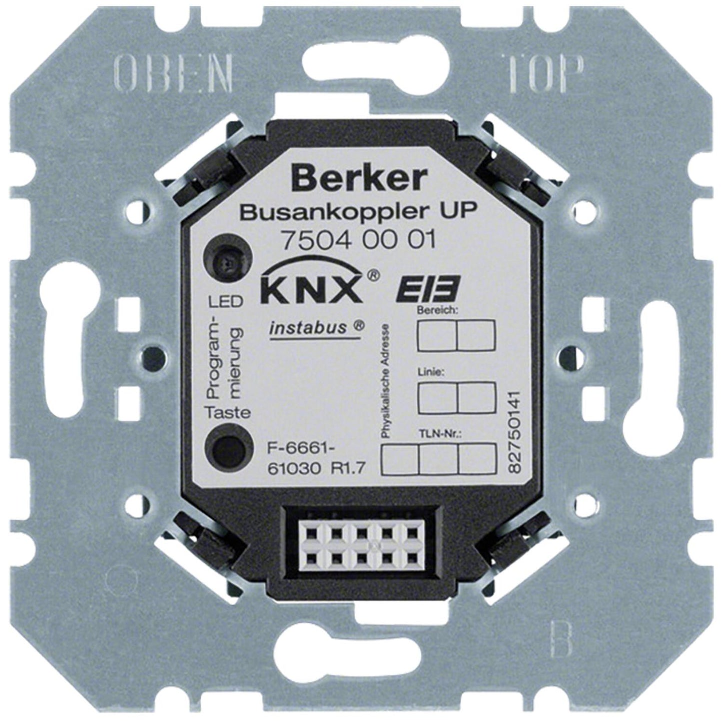 Berker bus coupler support ring assembly KNX UP 75040001
