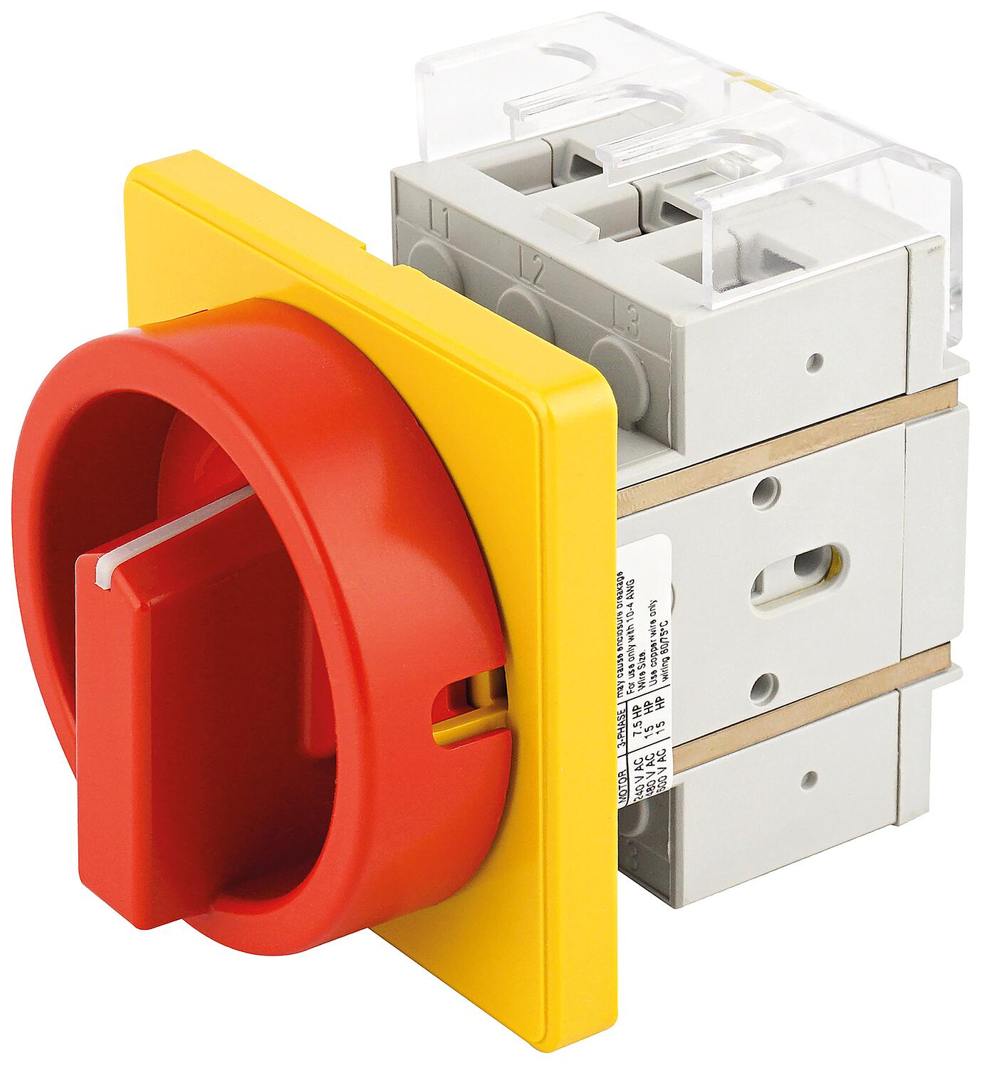 Main emergency stop switch for front mounting, DK1 00/HS-F35-D-RG