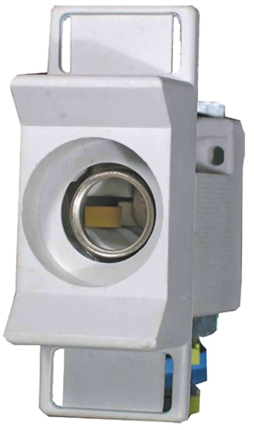 ETI Sicherungssockel Keramik mit Kunststoffabdeckung, D02 N-K, 63A, 1p