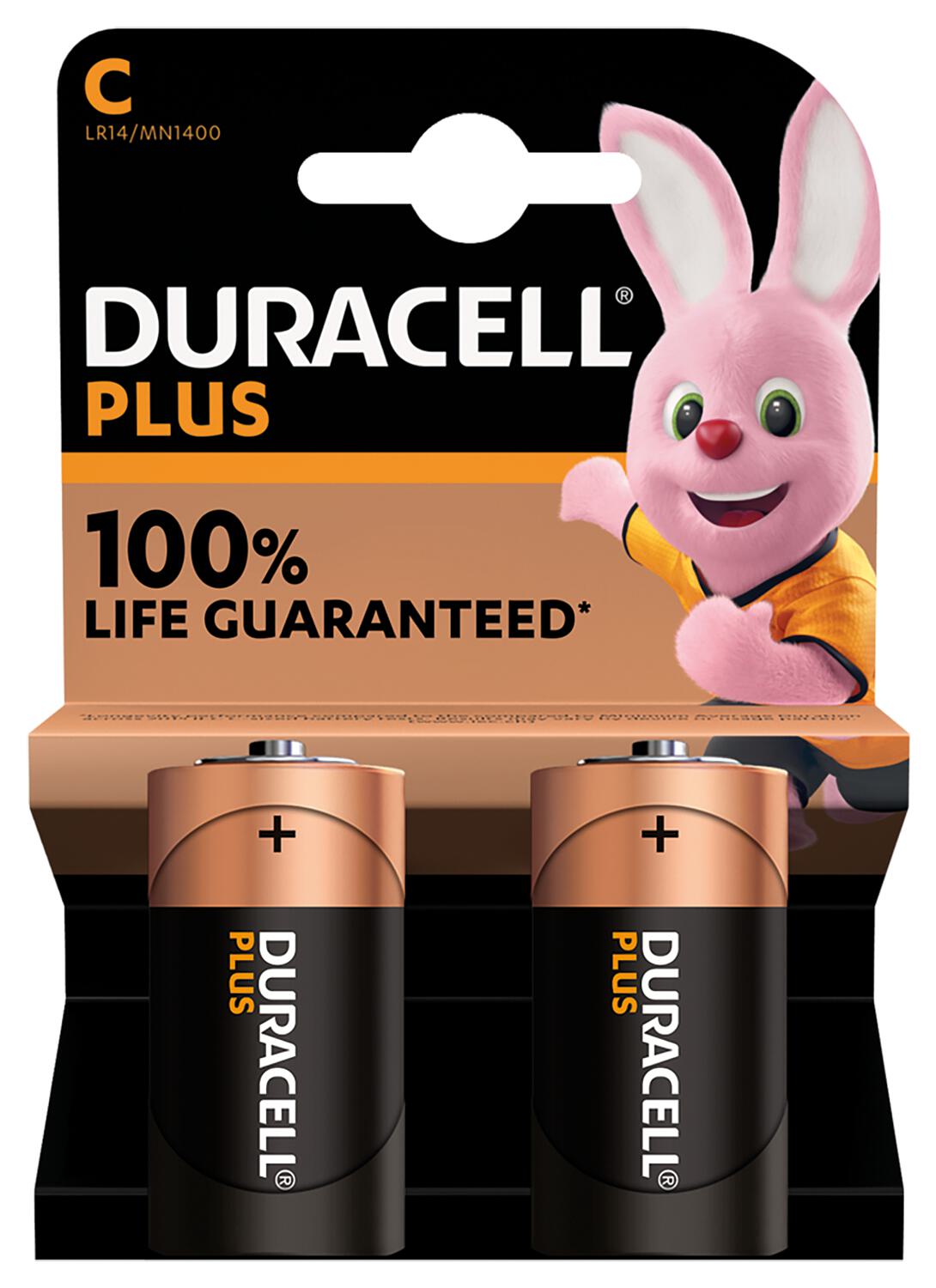 Duracell MN1400 Plus C Batterie 2er-Blister