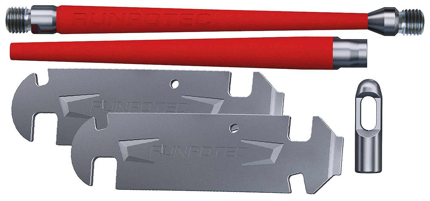 Führungsspitze mit Knickschutz-Set GF3, für Glasfaserstab Ø 3 mm, 5-teilig