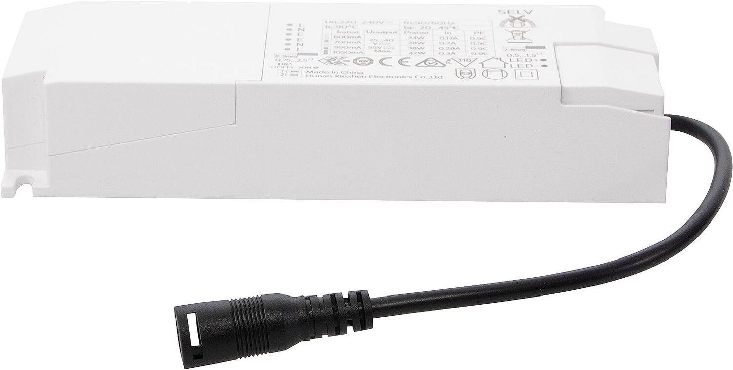 LED power supply CC 600mA-1050mA 42W 220-240V