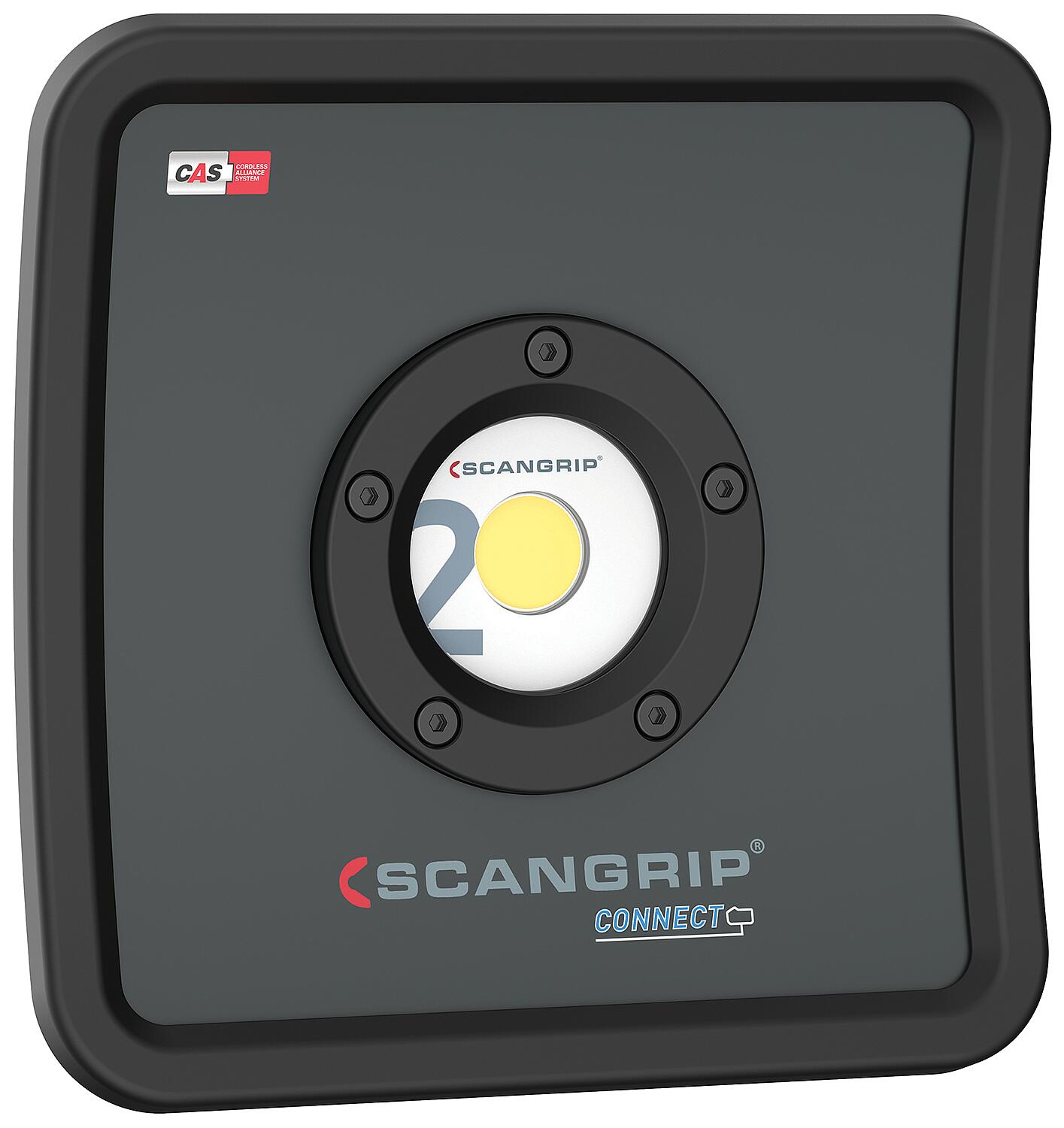 scangrip® NOVA 2 CONNECT cordless LED work light, construction spotlight, 12/18V, without battery and charger