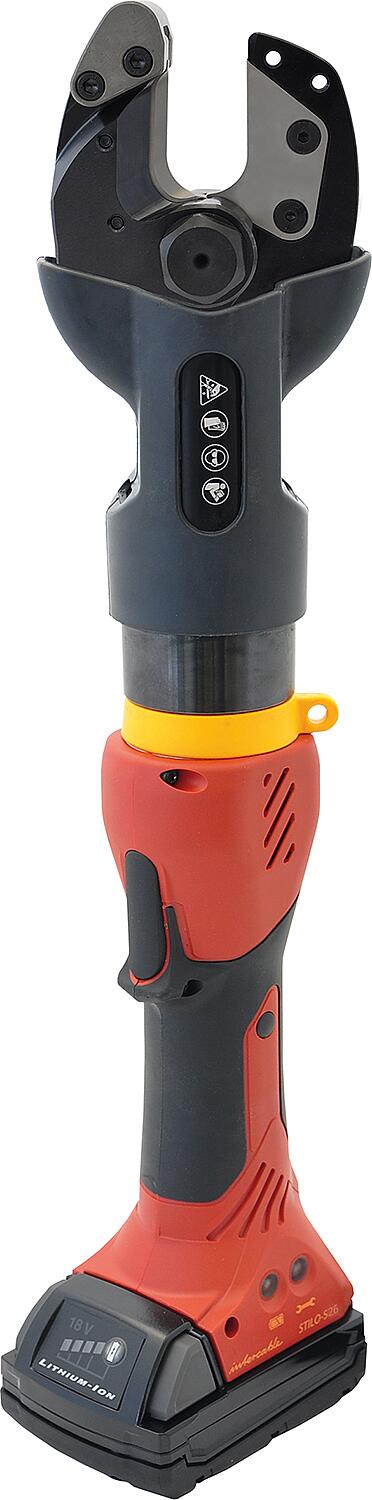 Coupe-tubes hydraulique sans fil jusqu'à Ø 26 mm, en kit, forme cylindrique, coffret, STILO-S26