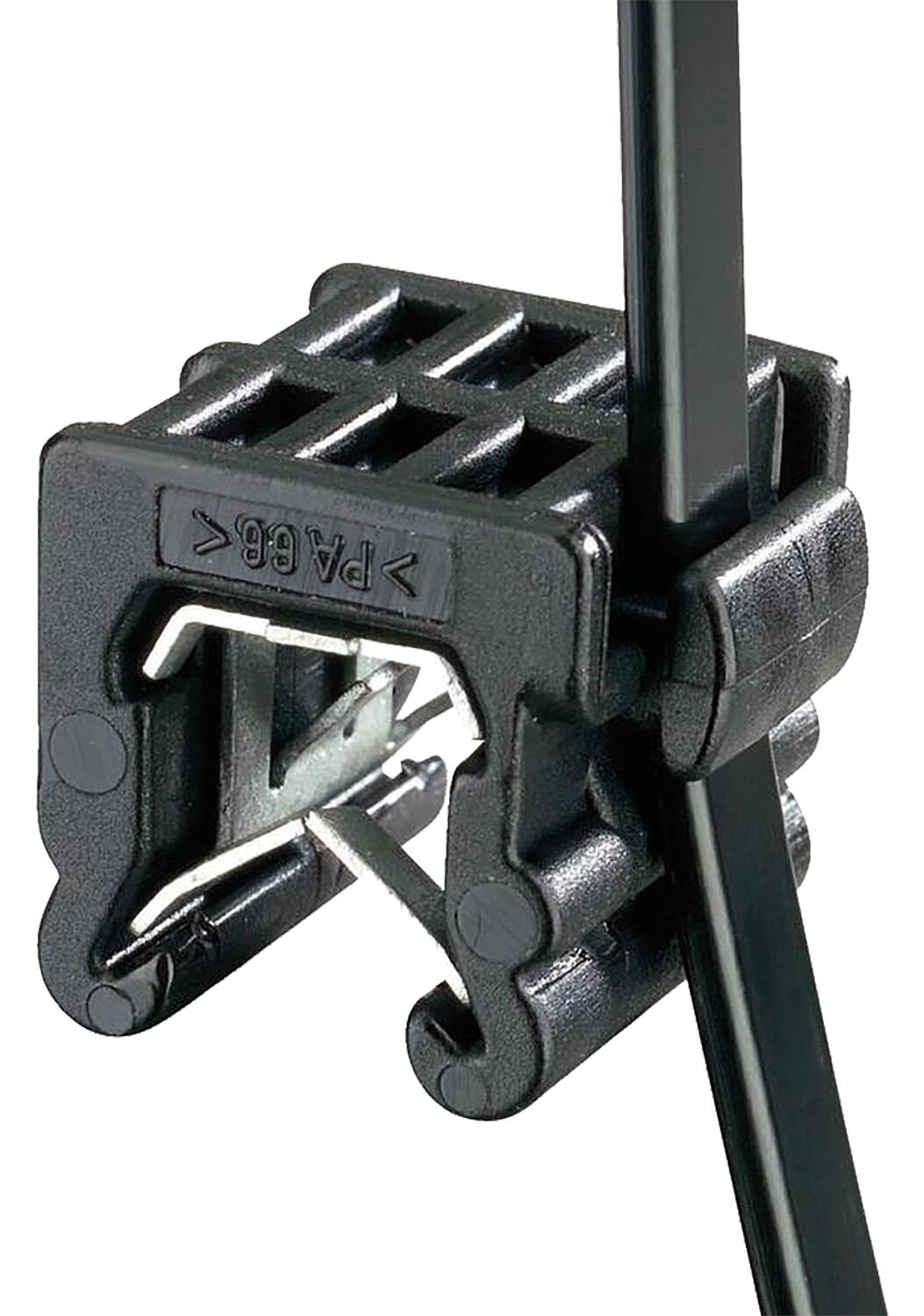 Cable tie clip 0.7-3.0 mm KC 15 Pack of 100