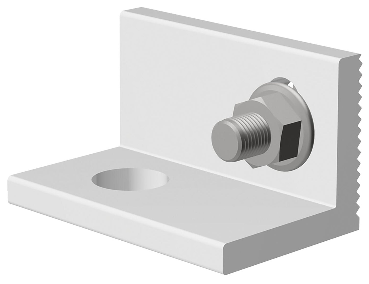 60mm angle bracket, M10 complete