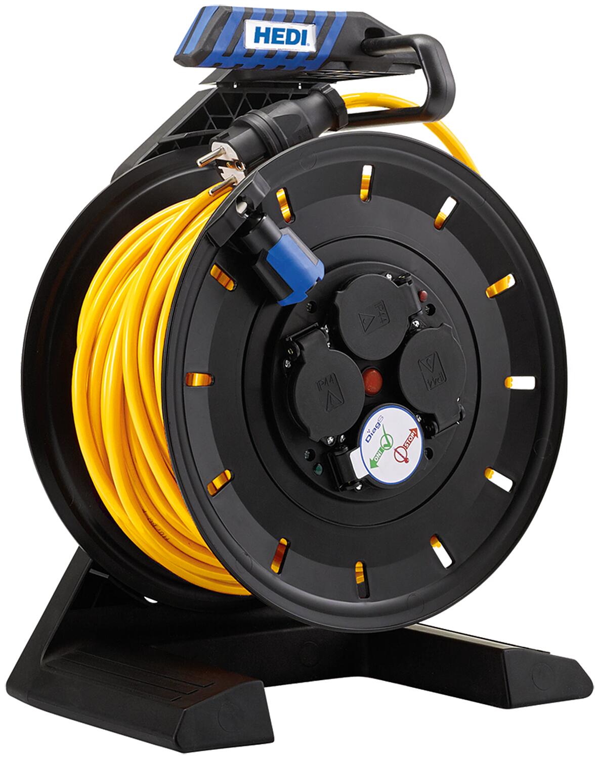 All-plastic cable reel Generation 7 Champion armored cable H07BQ-F 3G1.5 length 40 m