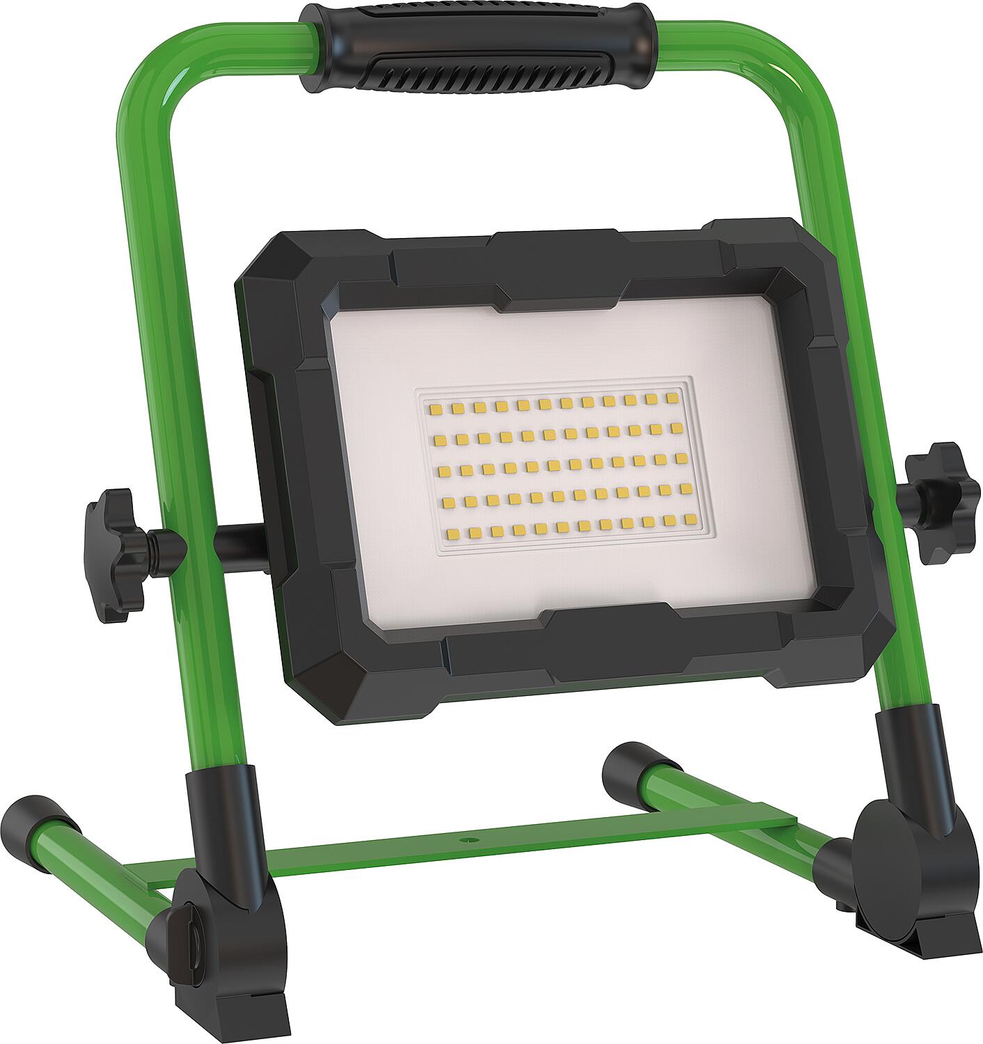 Berg BCL FOLD LED 50 battery-powered LED work light including base