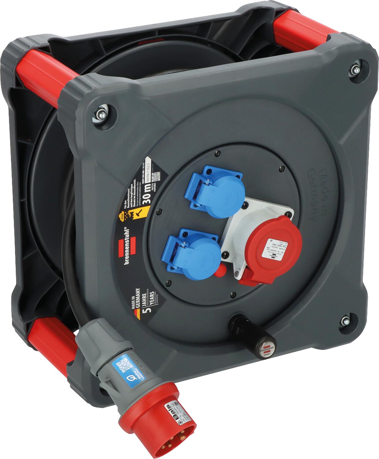 Brennenstuhl® Professional KD 3200 H07RN-F 5G2.5 CEE cable reel, length (m): 30
